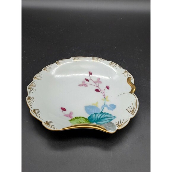 UCAGCO JAPAN Hand Painted China Plate Occupied Japan Gold Gilded VINTAGE - Picture 3 of 12